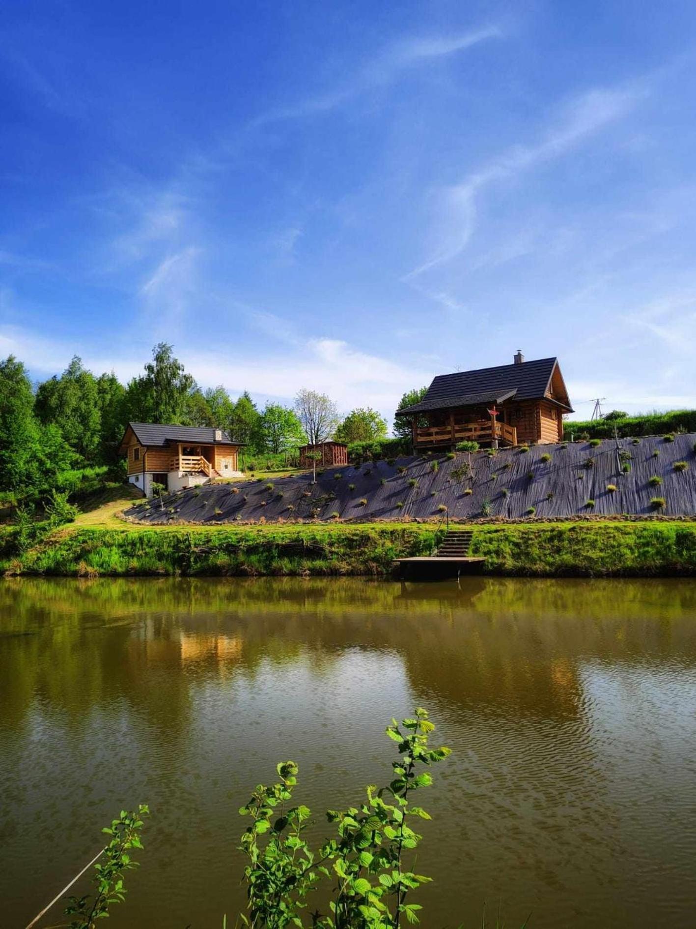 Siedlisko Sielska Dolina Nad Stawem Luksusowy Caloroczny Z Finska Sauna Holiday home